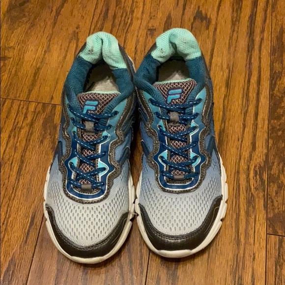 fila teal shoes